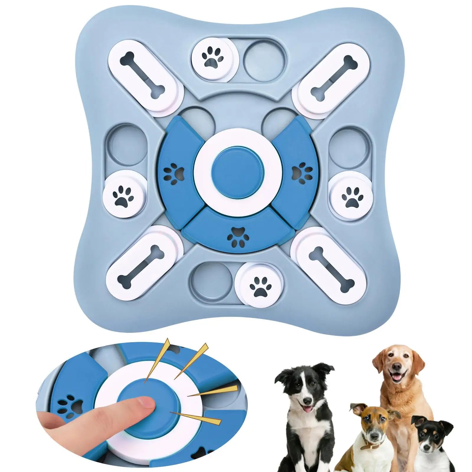 Interactive Dog Puzzle Feeder Toy